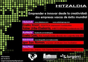 hitzaldi: Emprender e innovar desde la creatividad